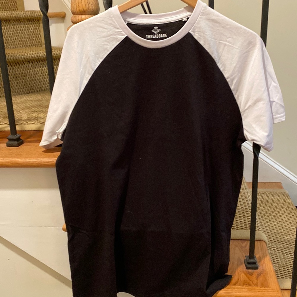 Threadbare Short Sleeve Baseball T- Shirt